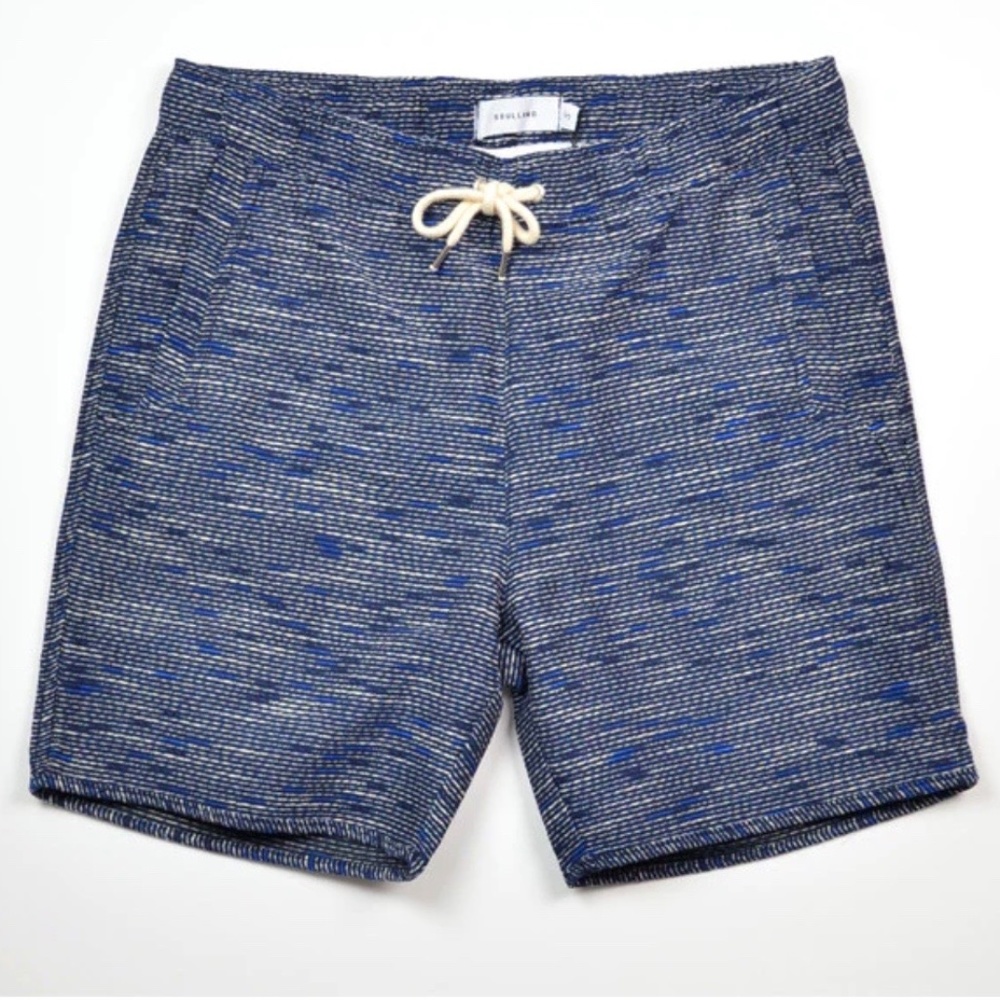 Soulland Traad Navy Blue Shorts